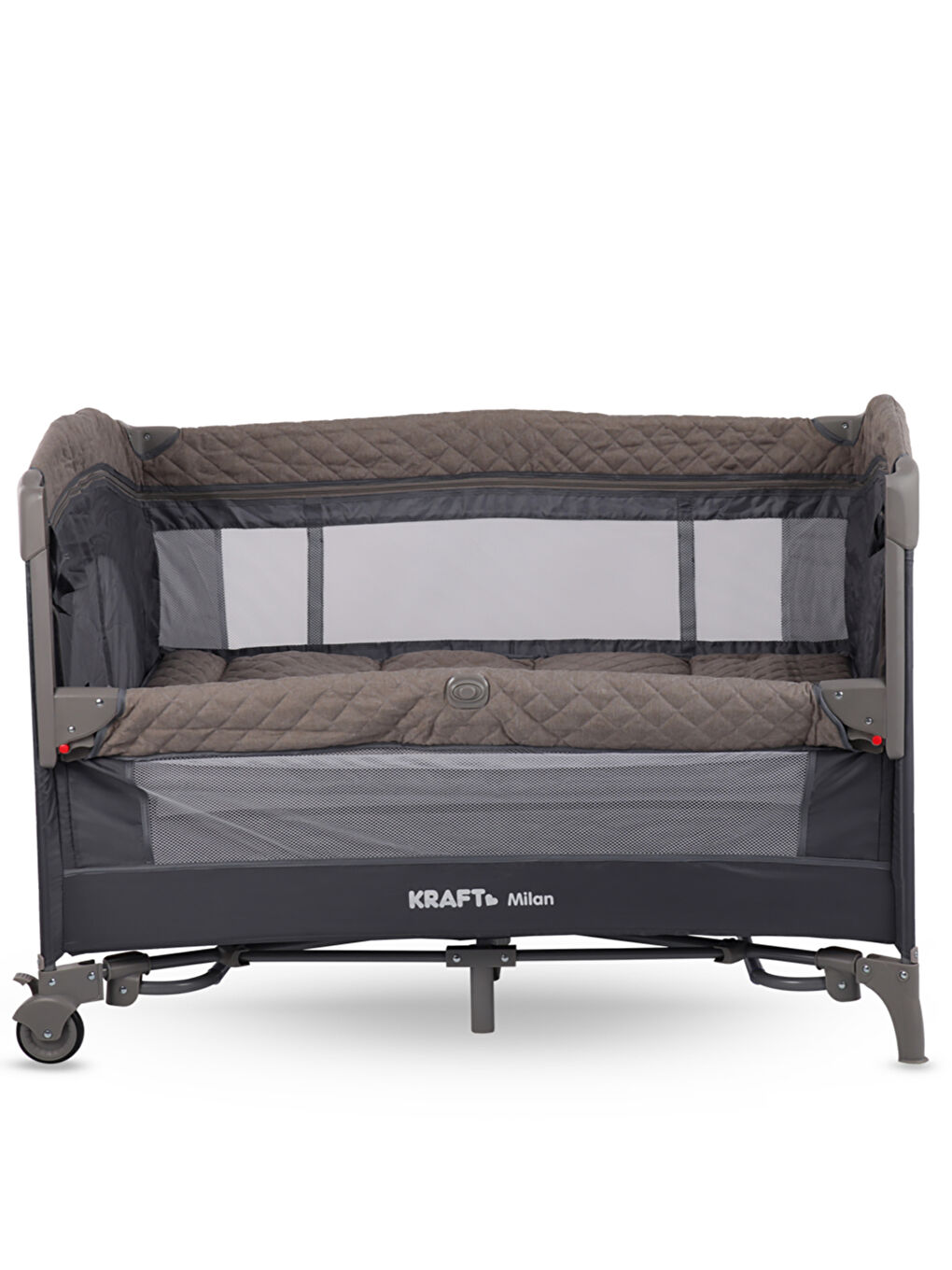 Milan Anne Yanı Oyun Parkı 70x110 cm Koyu Gri-5