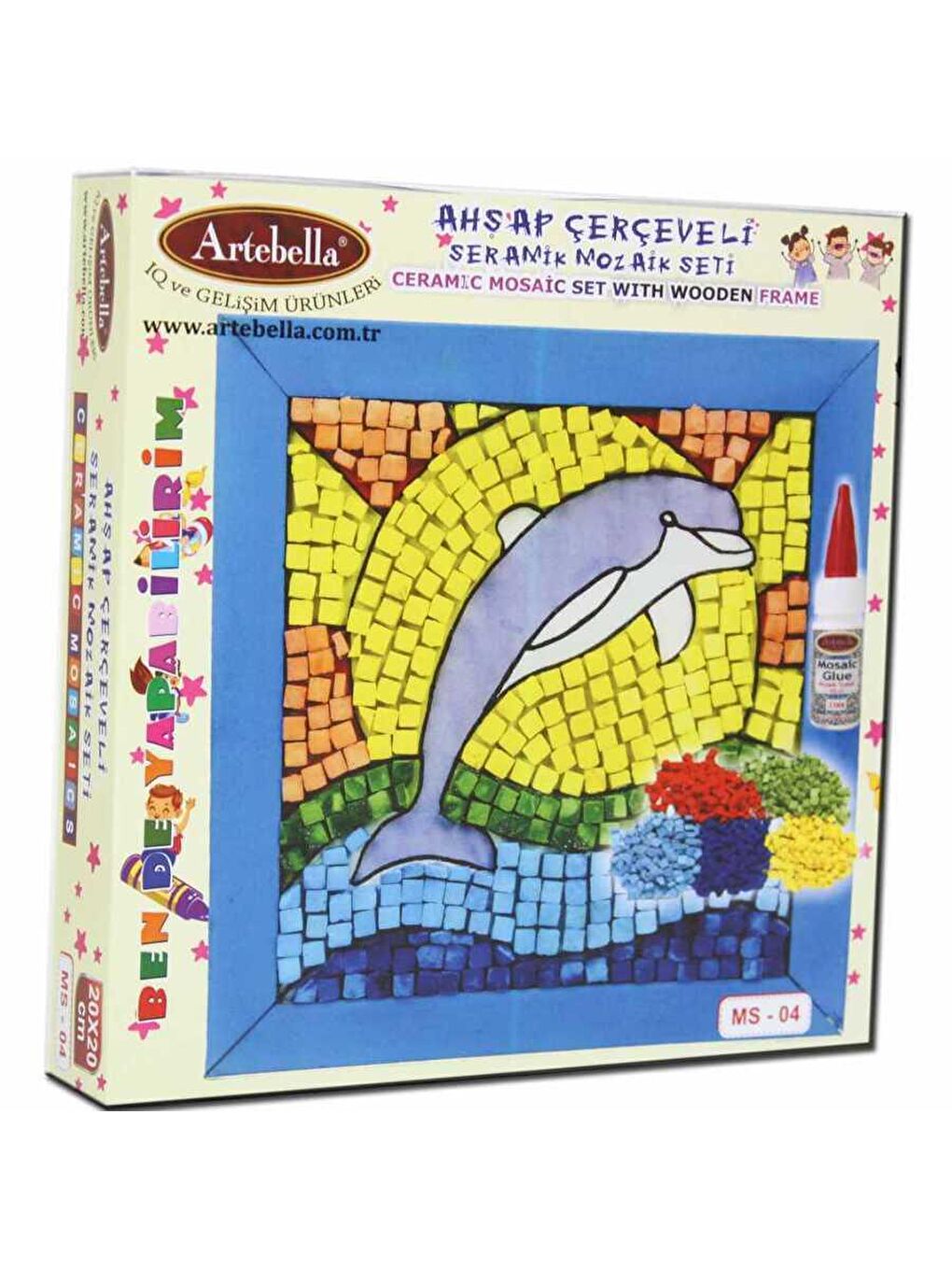 Artebella Karışık Seramik Mozaik Set 20x20cm MS-04 - 2