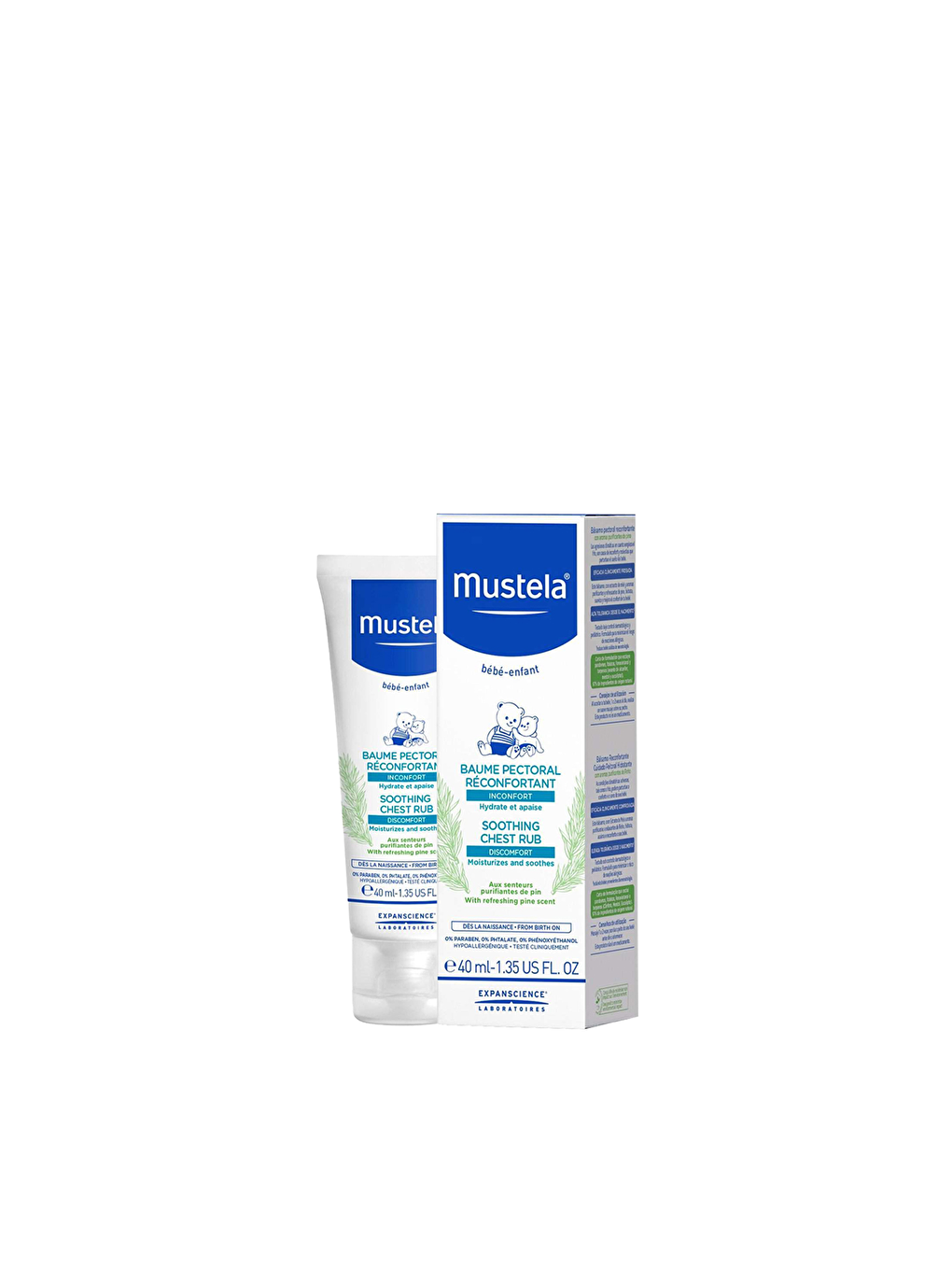 Mustela Renksiz Soothing Chest Rub 40ml