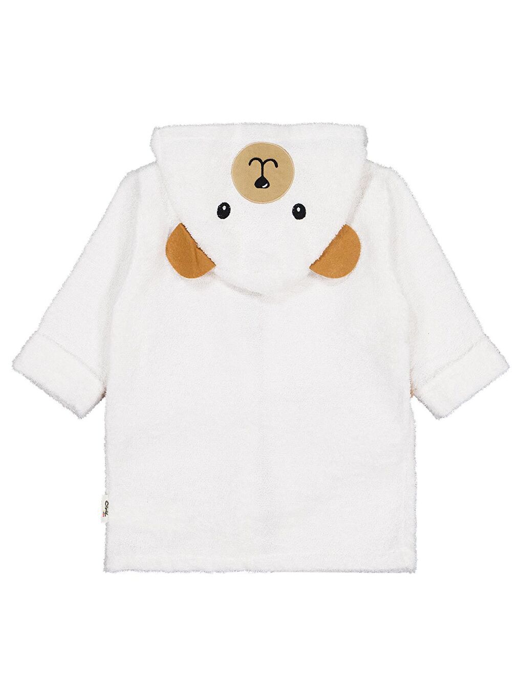 Baby Ayıcık Nakışlı 0-24 Ay Bornoz - Ekru Standart-1