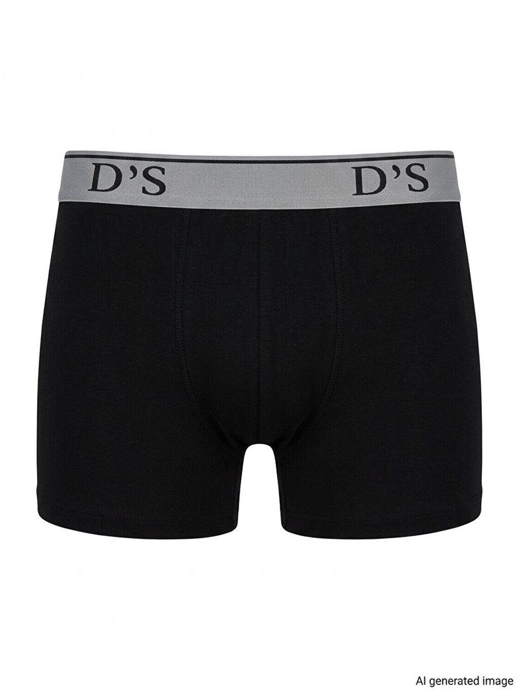 Siyah Erkek Soft Pamuk 2'li Boxer