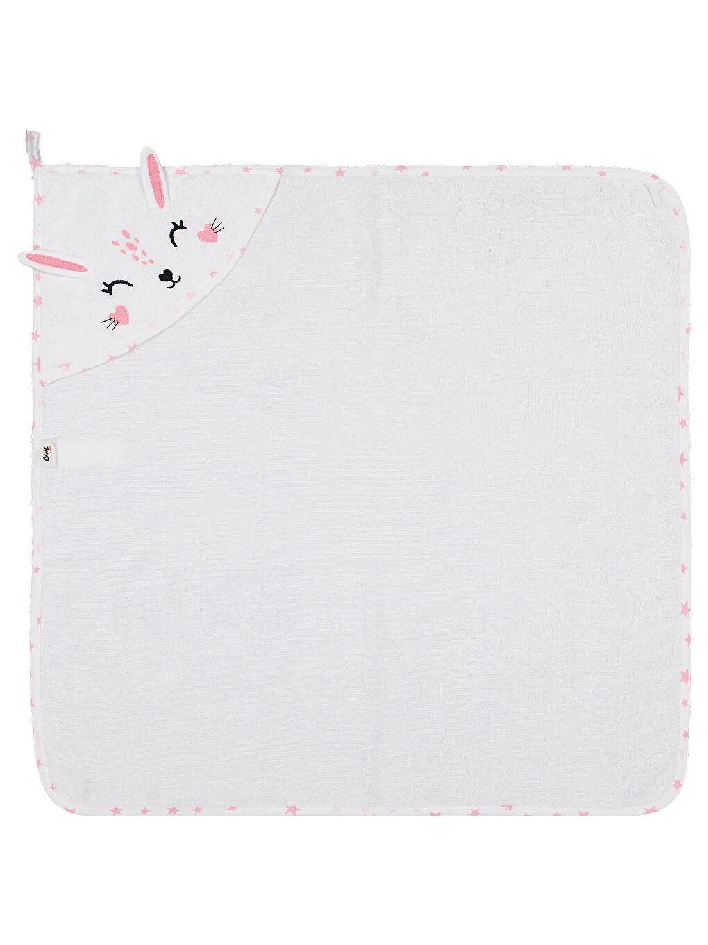 Baby Tavşan Mobil Kulaklı Bambu Havlu - Ekru Standart-1