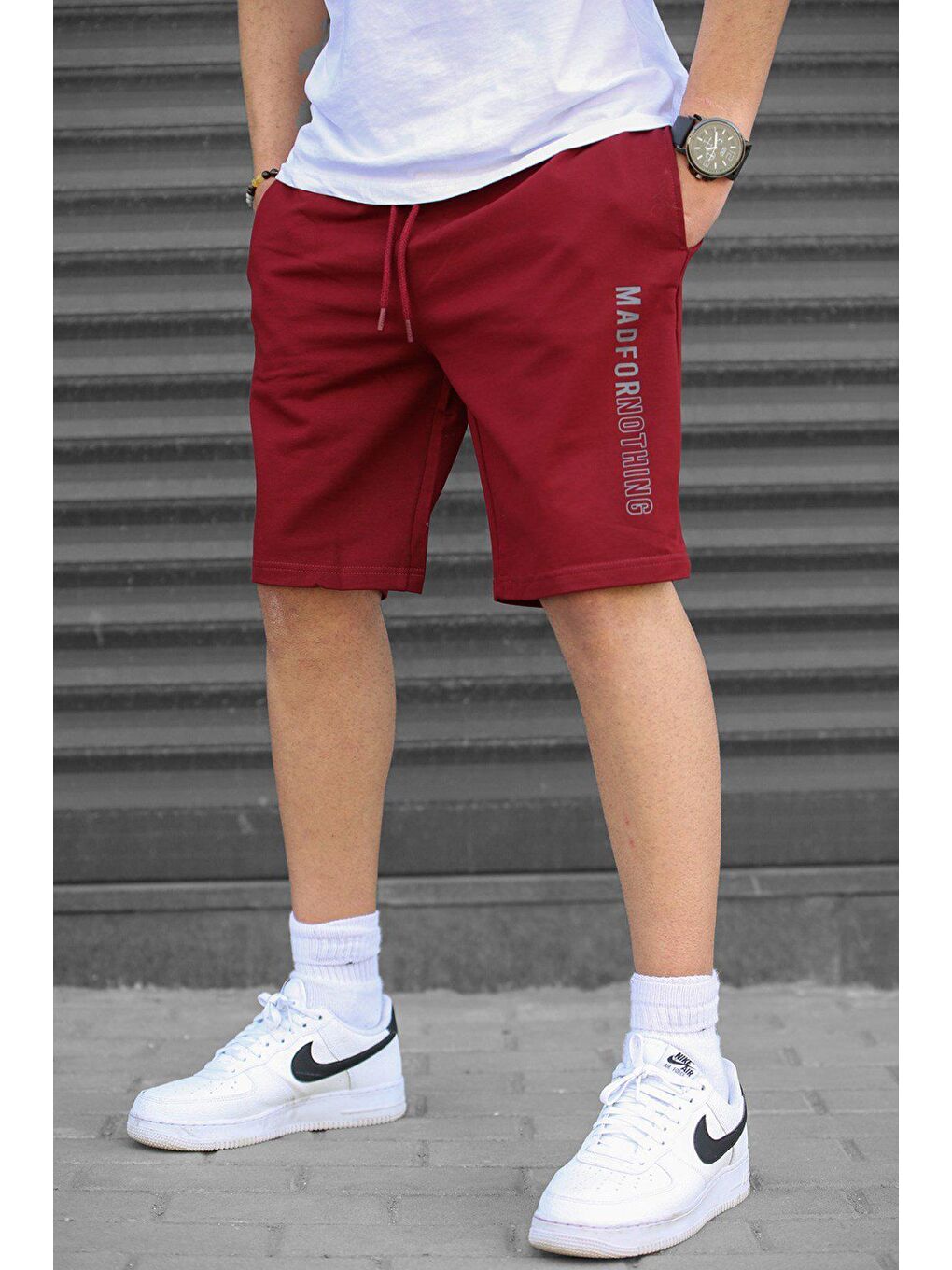 Bordo Kapri Şort 5403-5