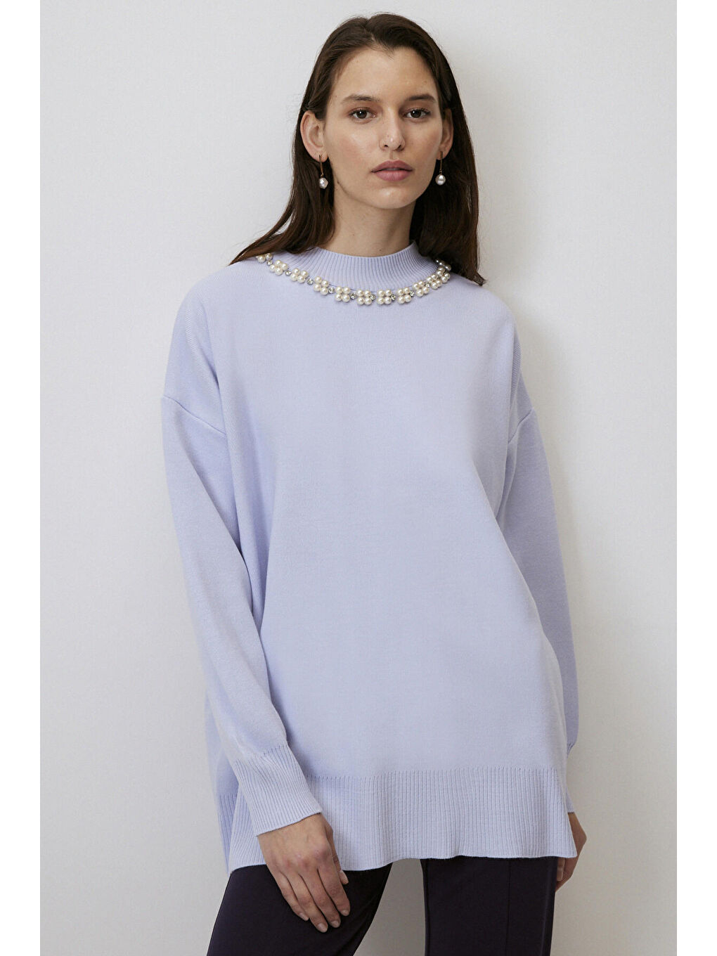 Mavi Yakası İncili Kazak-2