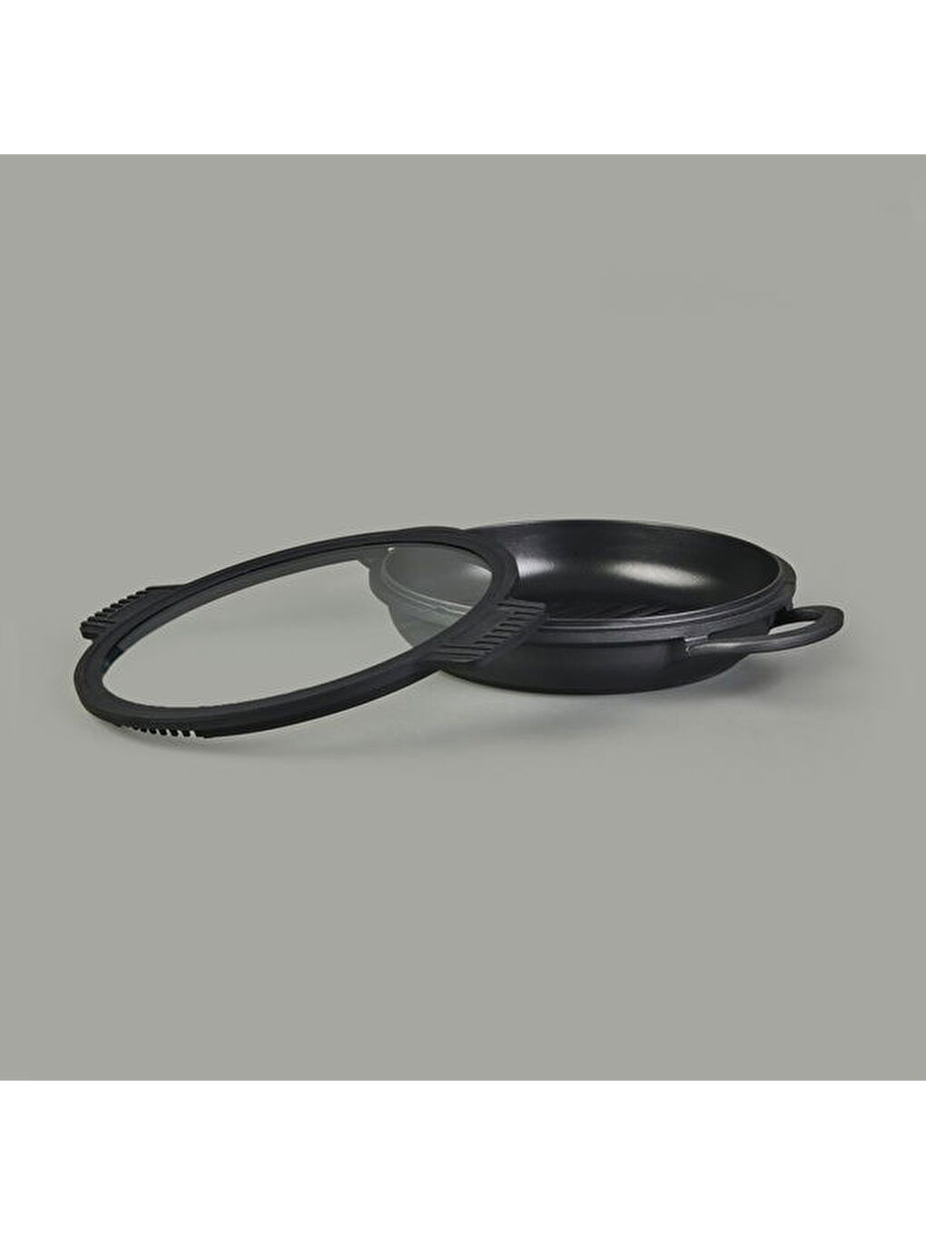 Pienza Alüminyum Tencere Seti - Antrasit / Siyah - 7 Parça-6