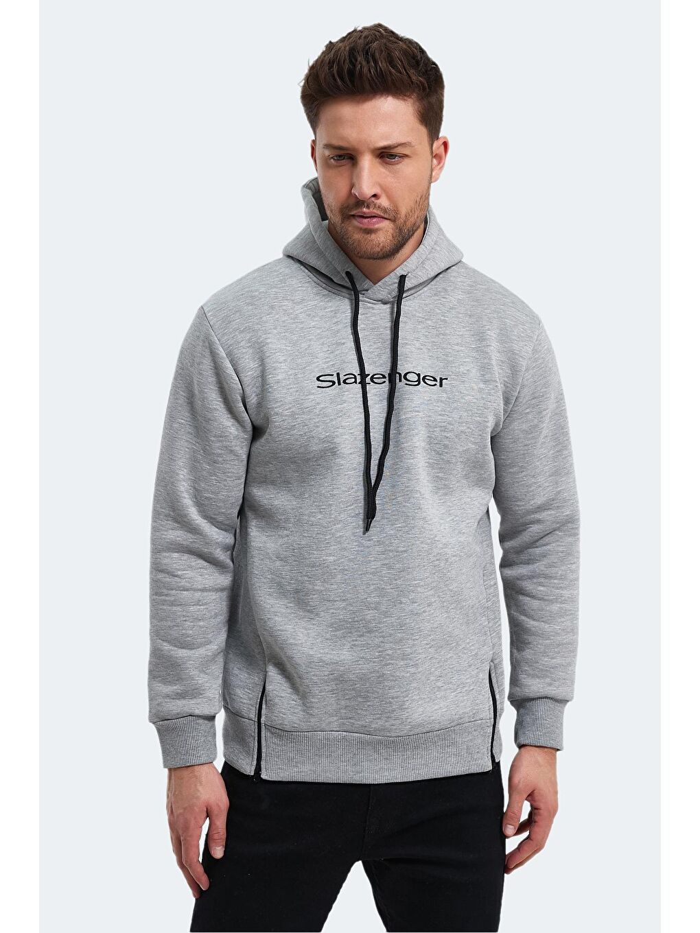 SLAZENGER Gri Erkek Sweatshirt Gri