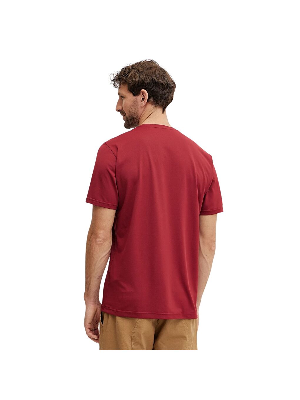 Bordo Delgami Erkek Kırmızı Tişört-3