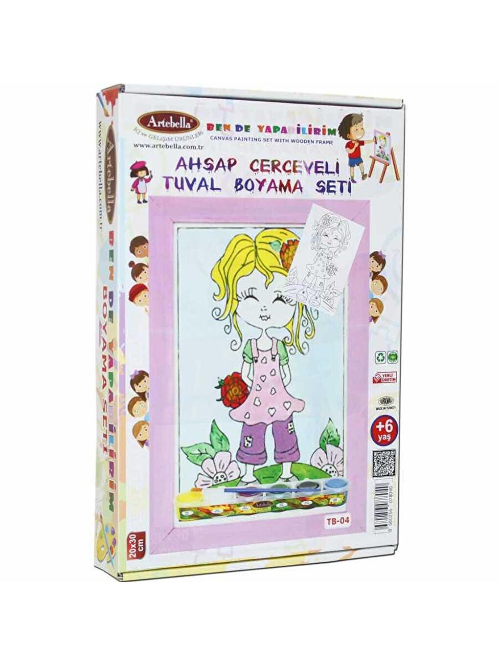 Artebella Karışık Tuval Boyama Seti 20x30cm TB-04 - 2