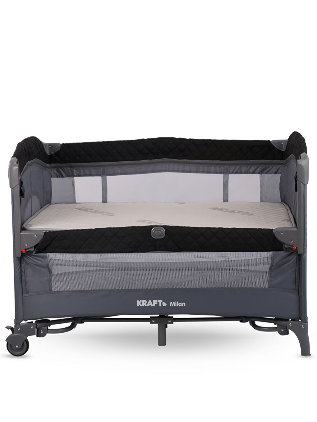 Milan Anne Yanı Oyun Parkı 70x110 cm Siyah-6