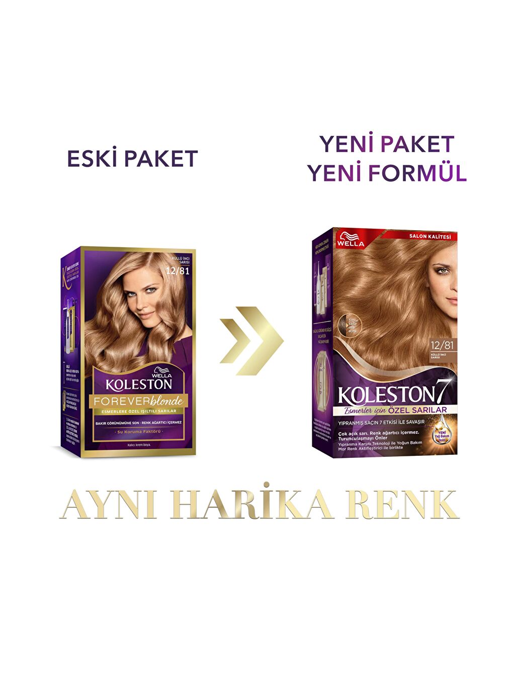 Wella Renksiz Koleston Supreme Kit 12/81 Küllü Inci Sarısı *18