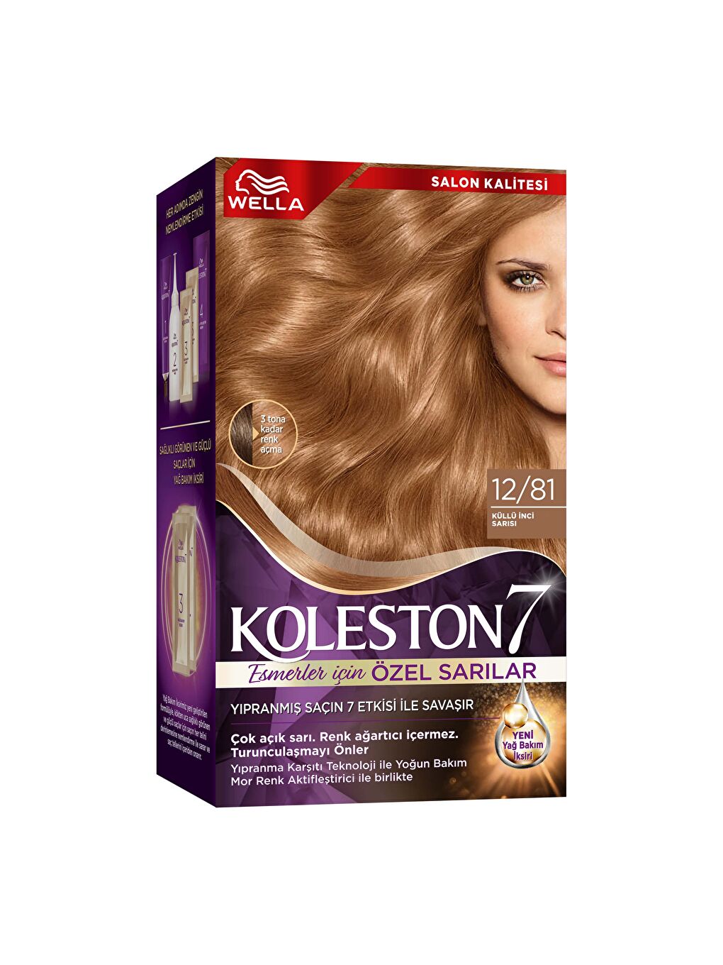 Wella Renksiz Koleston Supreme Kit 12/81 Küllü Inci Sarısı *18 - 2