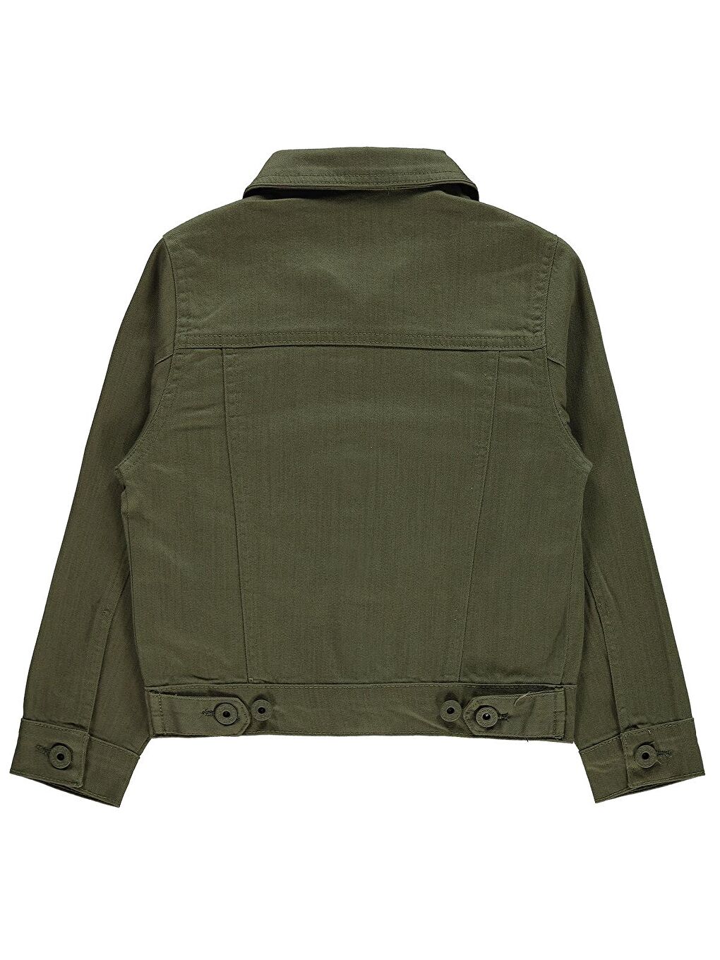 Girls Kız Çocuk Jean Ceket 10 13 Yaş Haki-1