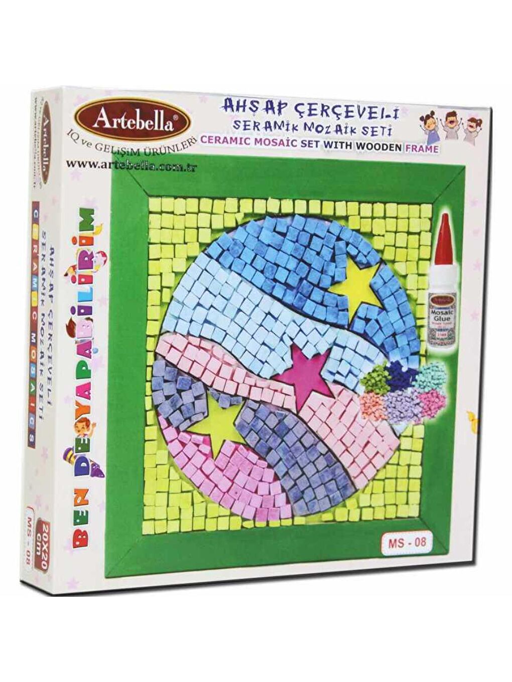 Artebella Karışık Seramik Mozaik Set 20x20cm MS-08 - 2