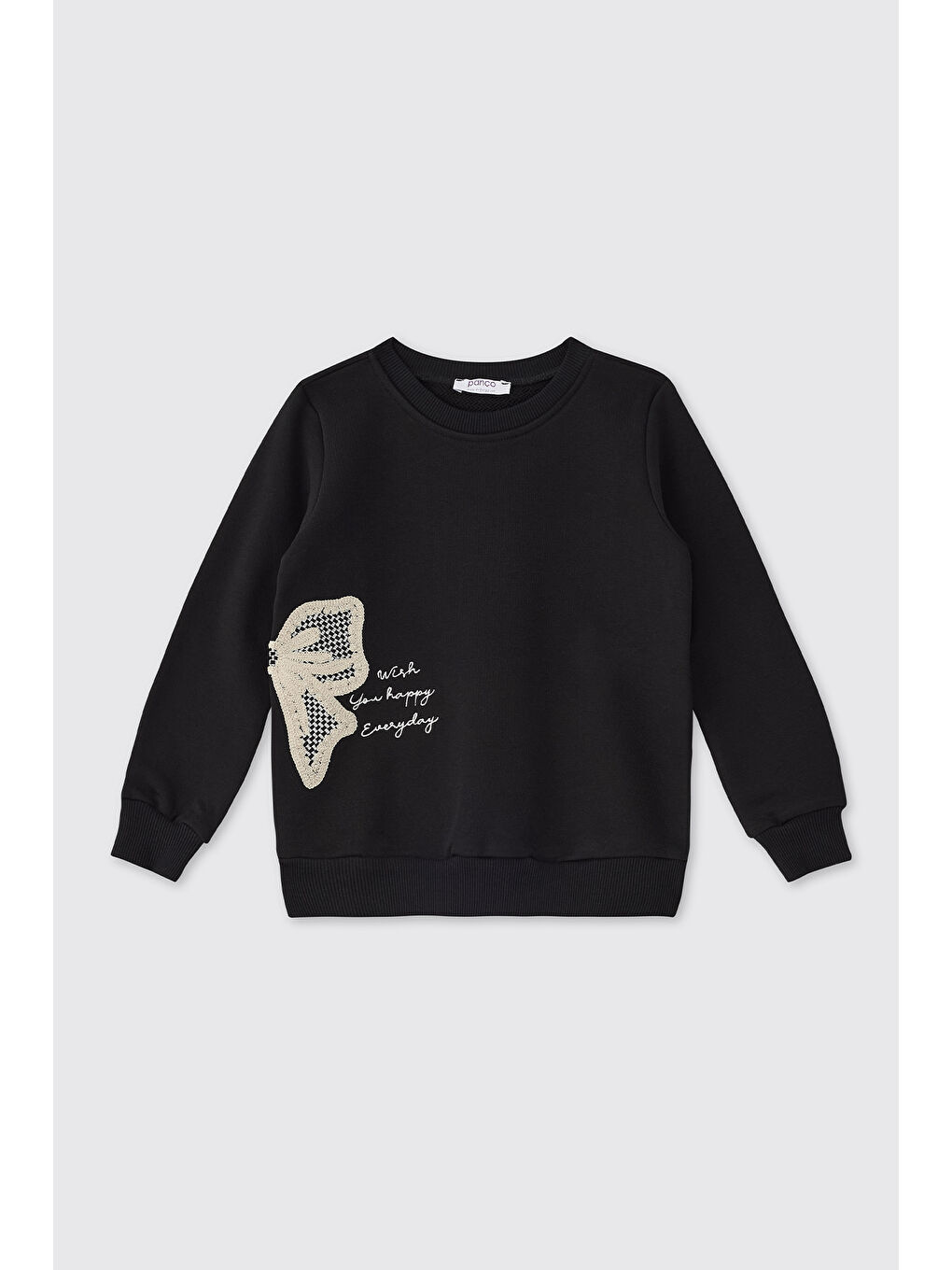 Kız Çocuk Siyah Sweatshirt