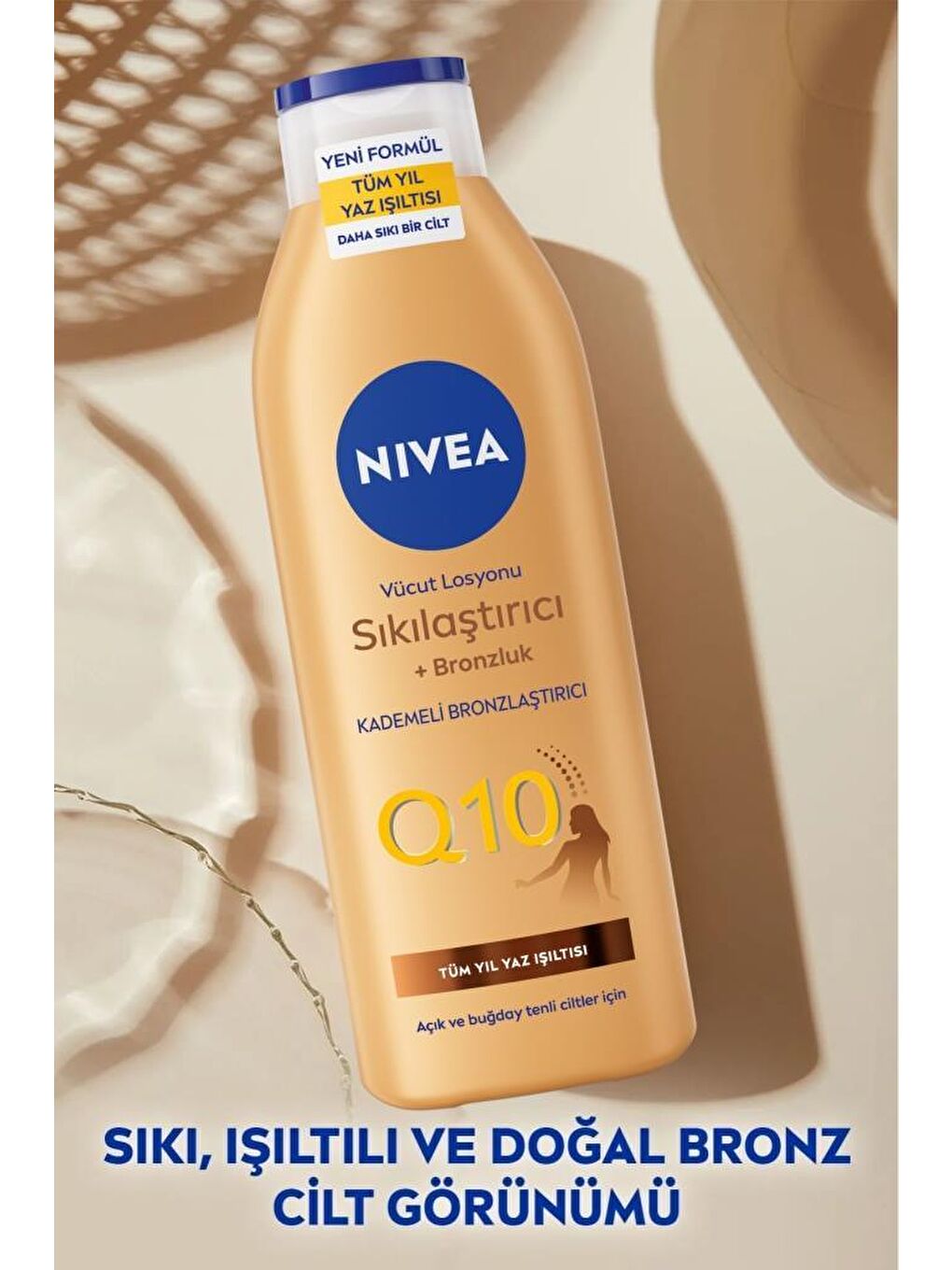 Nivea Q10 Sıkılaştırıcı ve Bronzlaştırıcı Vücut Losyonu 250 ml-1