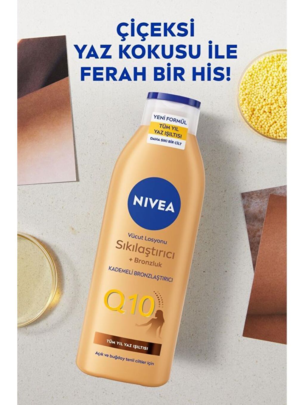 Nivea Q10 Sıkılaştırıcı ve Bronzlaştırıcı Vücut Losyonu 250 ml-3