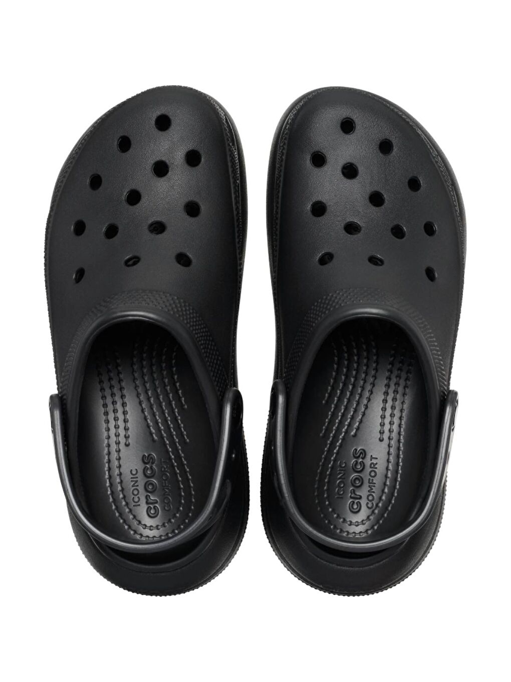 Crocs Siyah Classic Crush Clog Black Kadın Terlik 207521-001 - 2