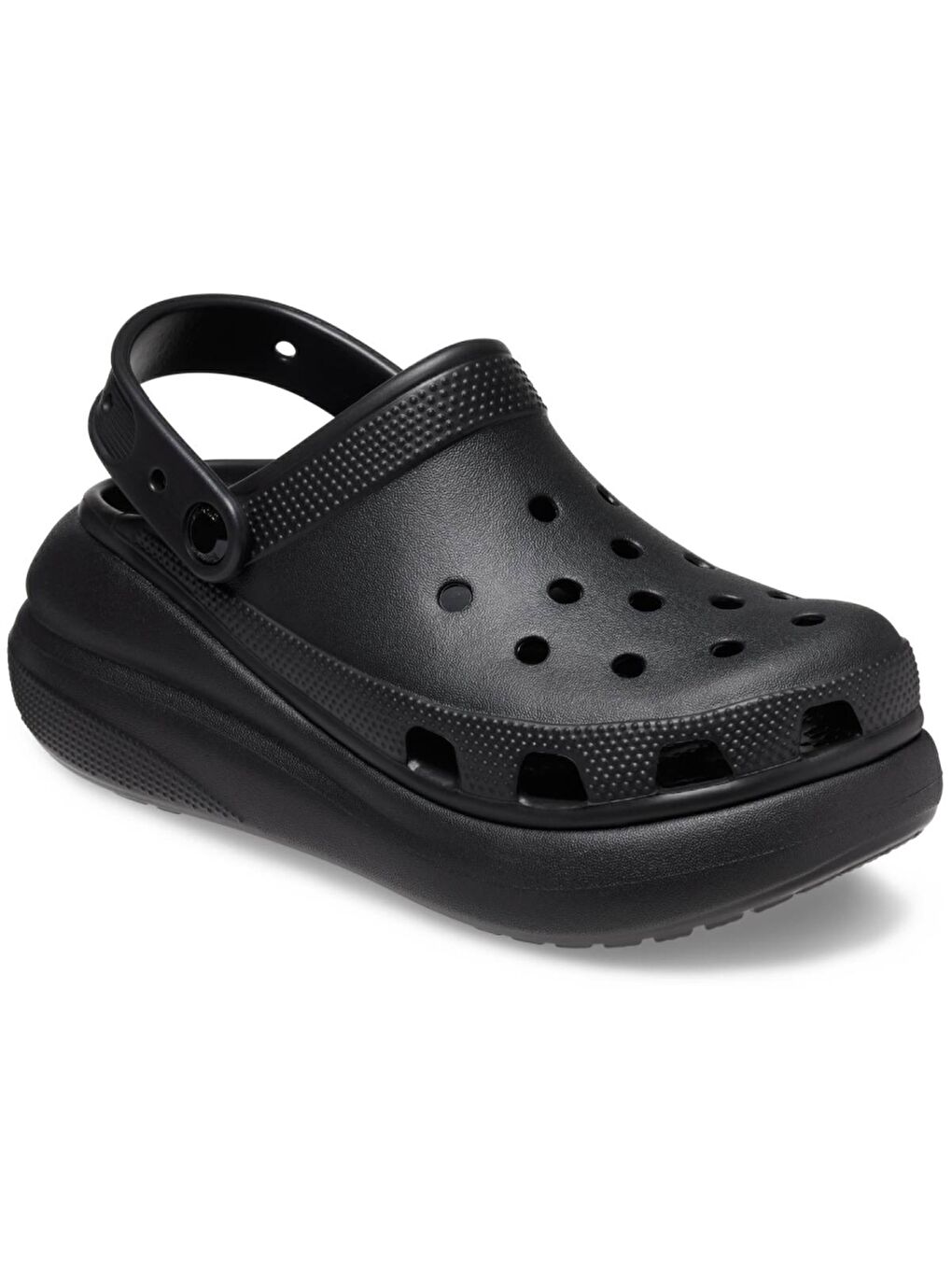 Crocs Siyah Classic Crush Clog Black Kadın Terlik 207521-001 - 4