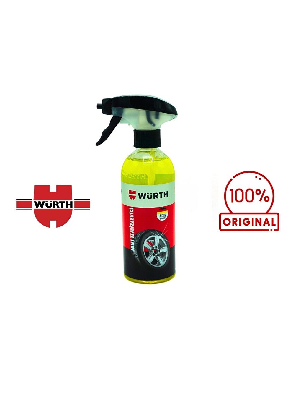 Sarı Würth 400Ml Sprey Rim Cleaner Jant Temizleyici Parlatıcı-1