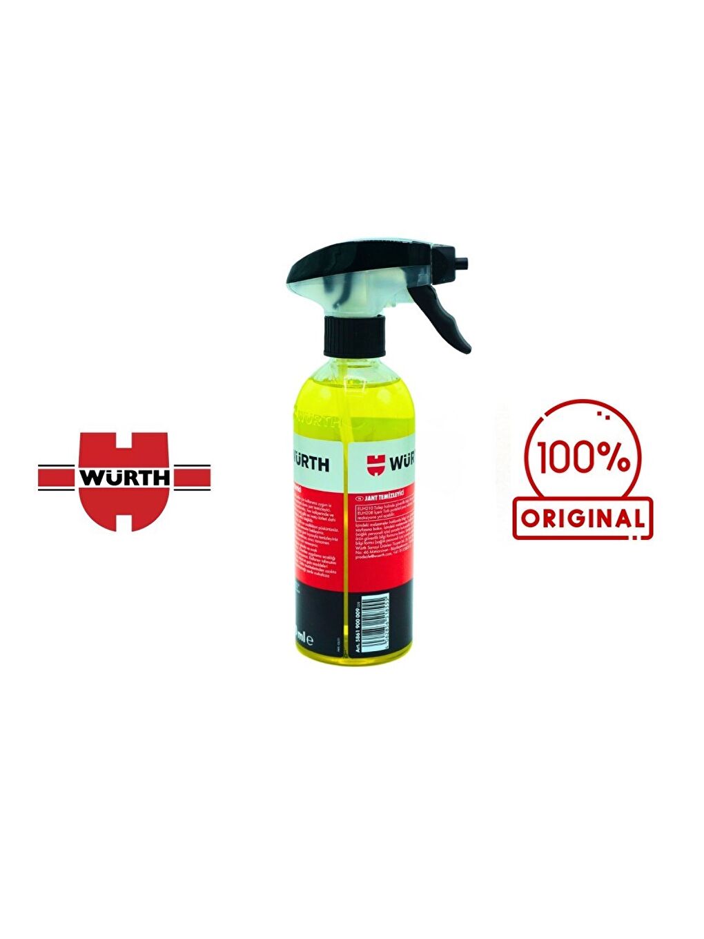 Sarı Würth 400Ml Sprey Rim Cleaner Jant Temizleyici Parlatıcı-2