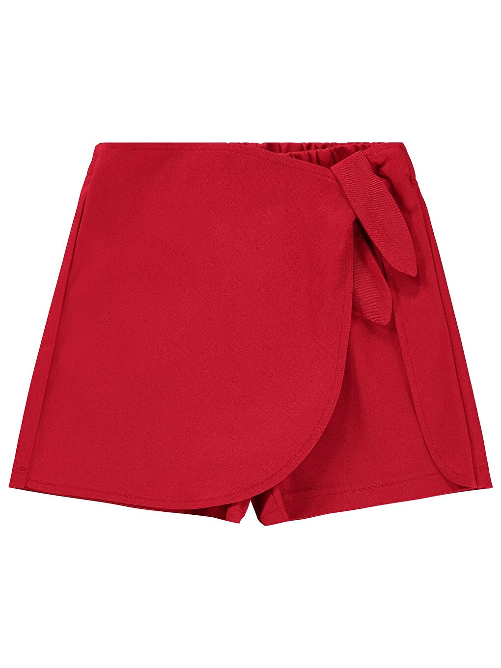 Girls Şort Etek 4-9 Yaş Etek - Kırmızı
