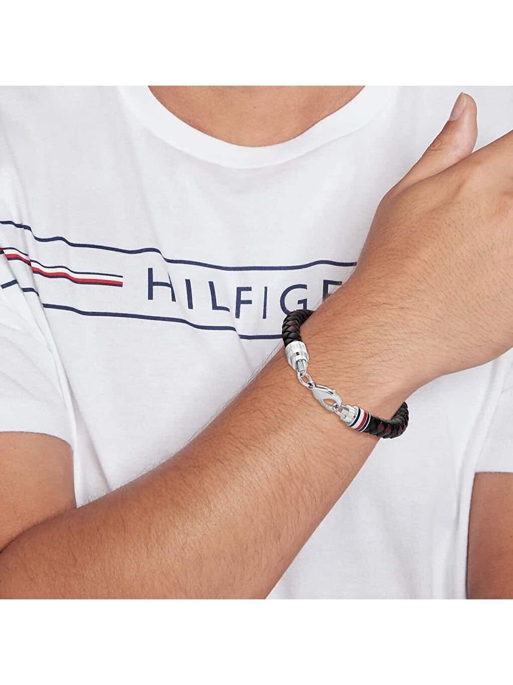 Siyah THJ2790632 Erkek Bileklik-1