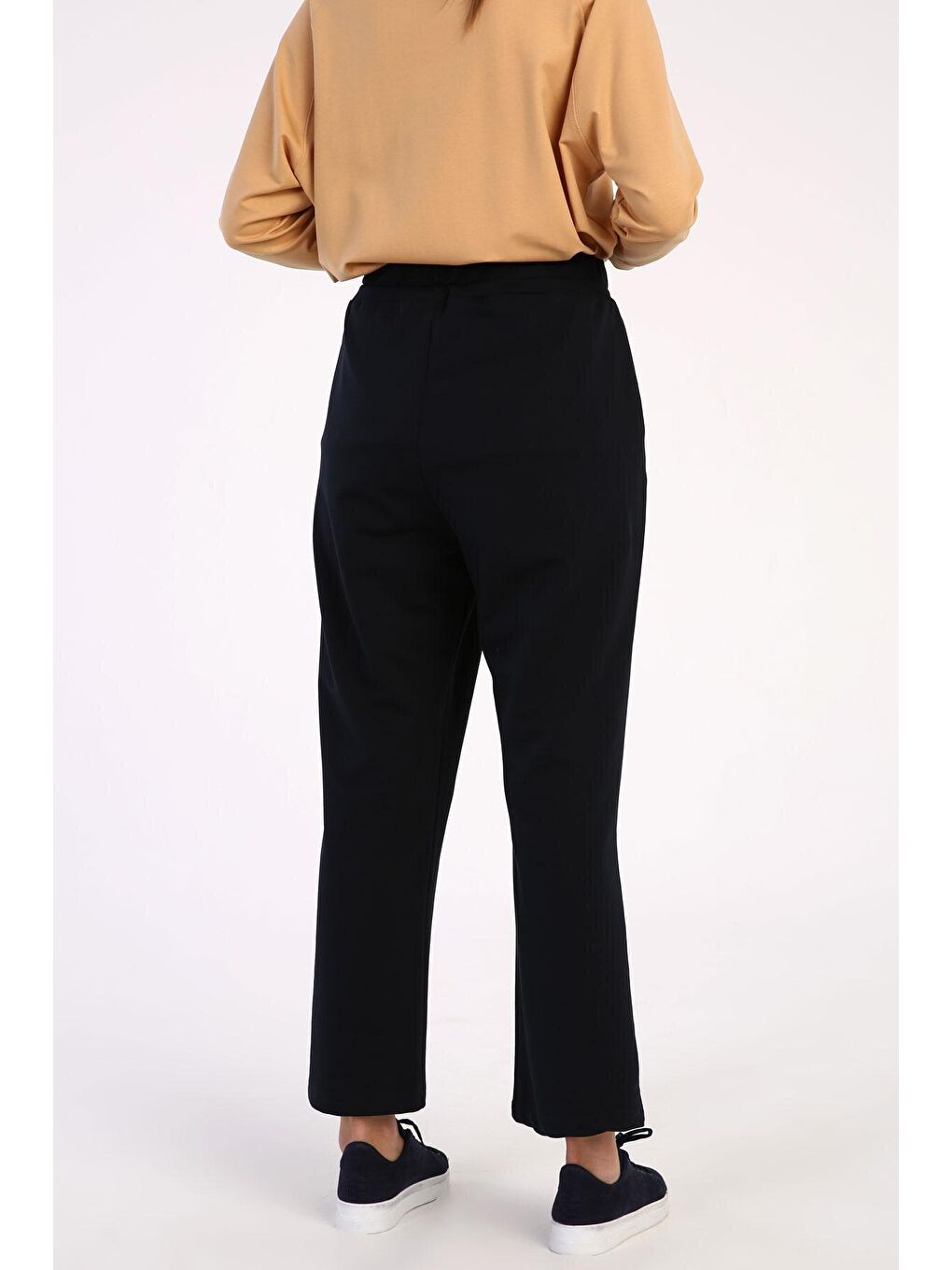 Lacivert Büyük Beden Cepli Eşofman Altı-2