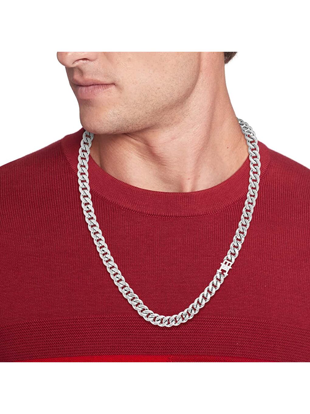 Gri THJ2790663 Erkek Kolye-1