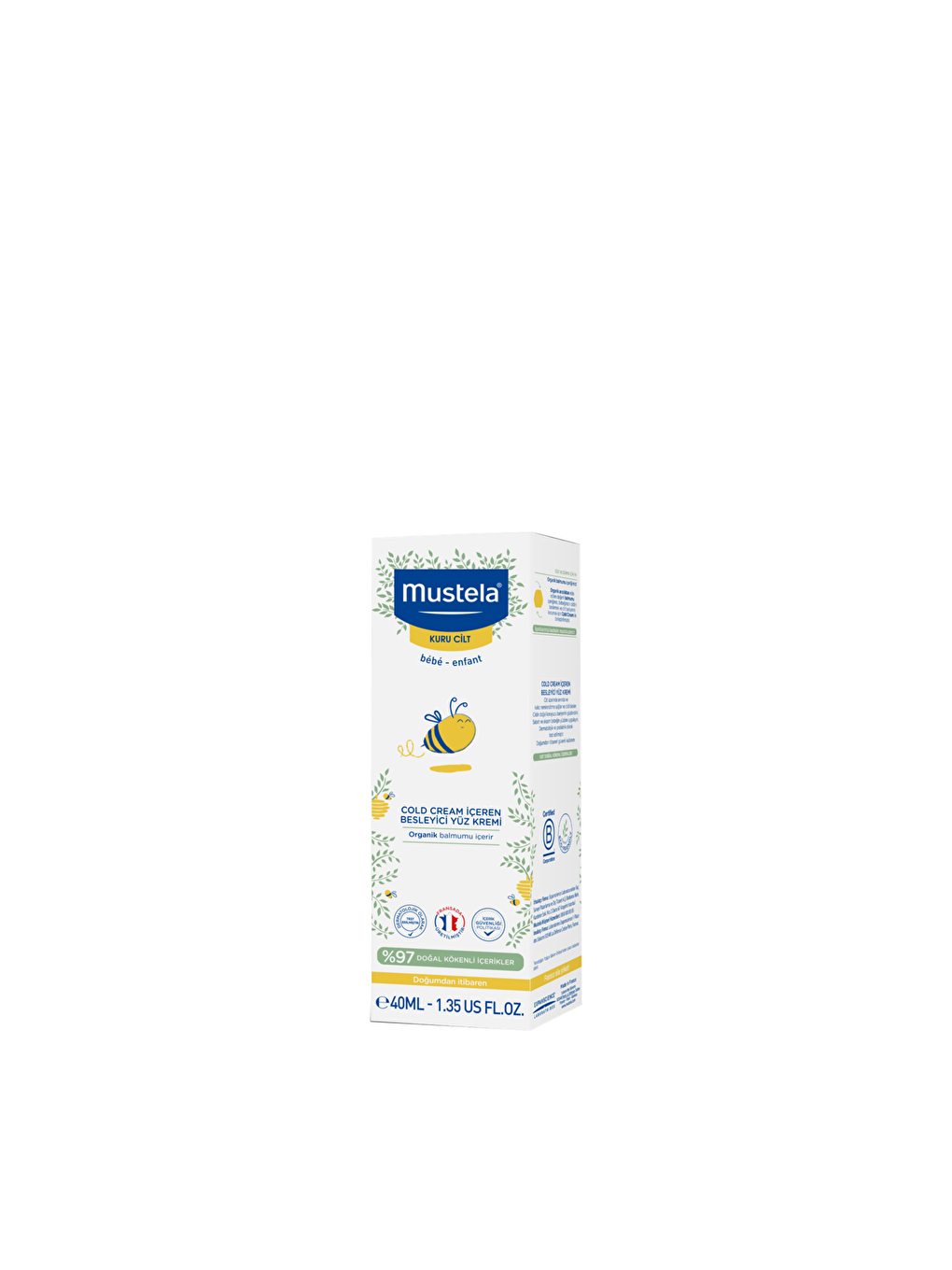 Mustela Renksiz Nourishing Cream With Cold Cream 40ml