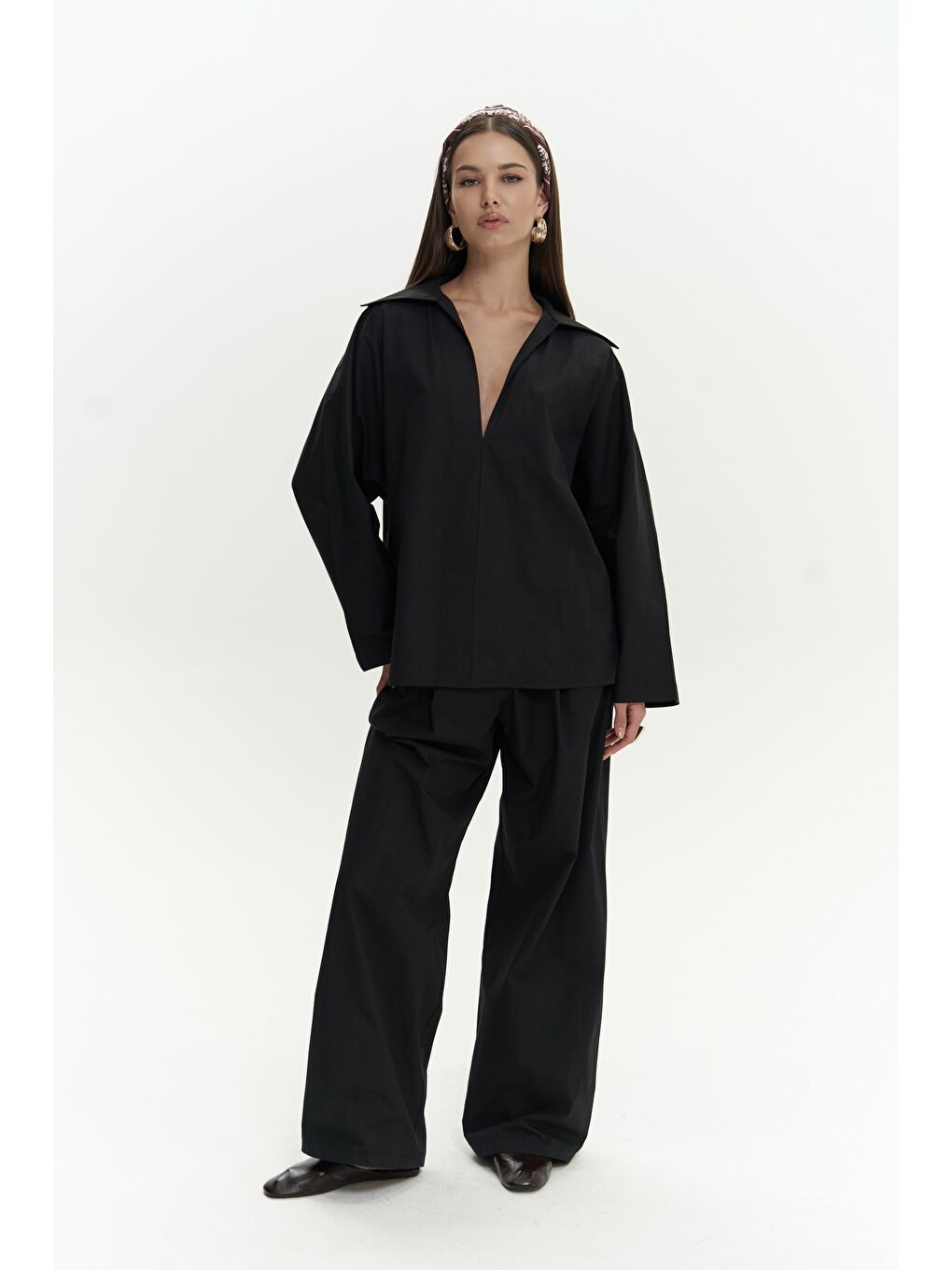 Blenham Siyah Gömlek Pantolon Takım