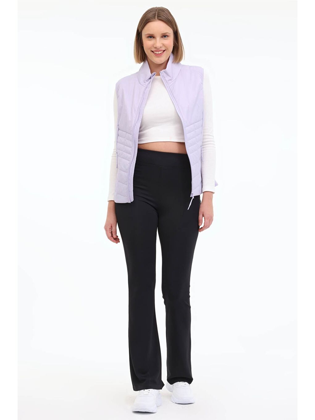 Mor WL 4GTHT062 5FX Lila Kadın Yelek-2