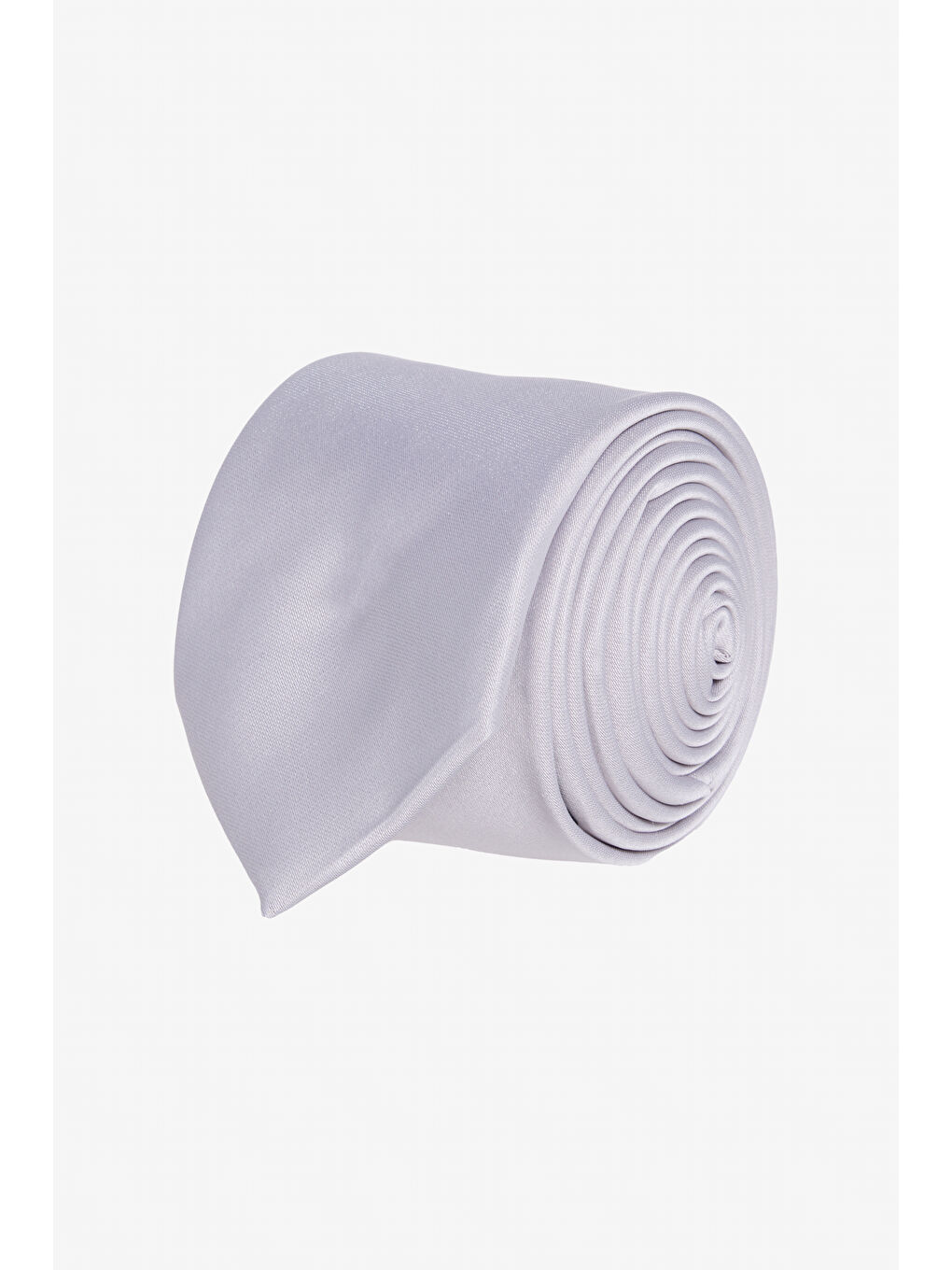 Erkek Gri Desenli İnce Kravat