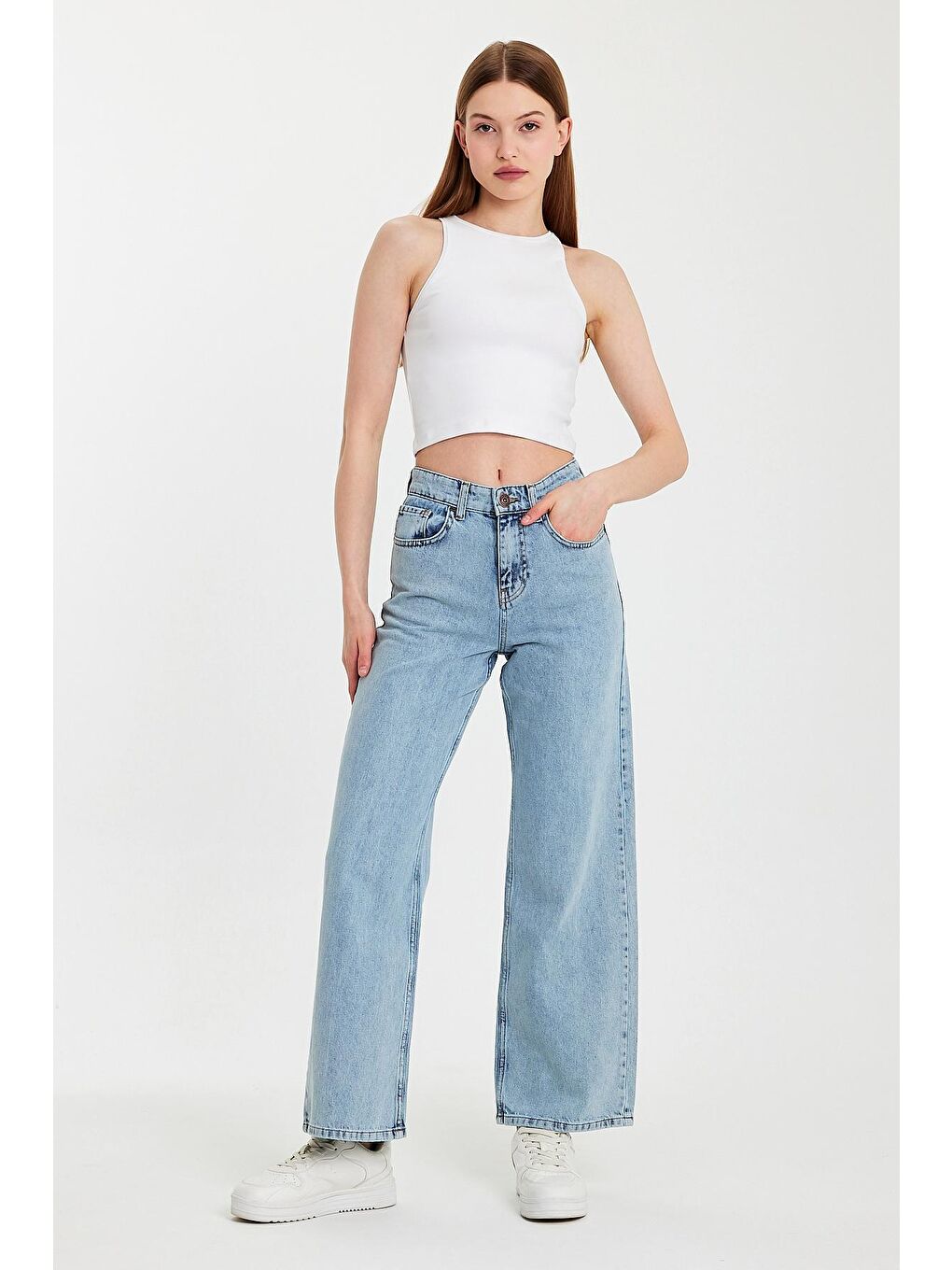 Rodi Mavi Calıfornia 010 Baggy Fıt Kadın Jeans - 1