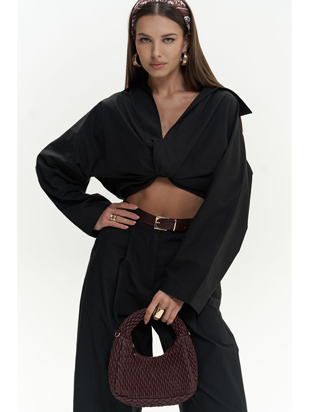 Blenham Siyah Gömlek Pantolon Takım-3