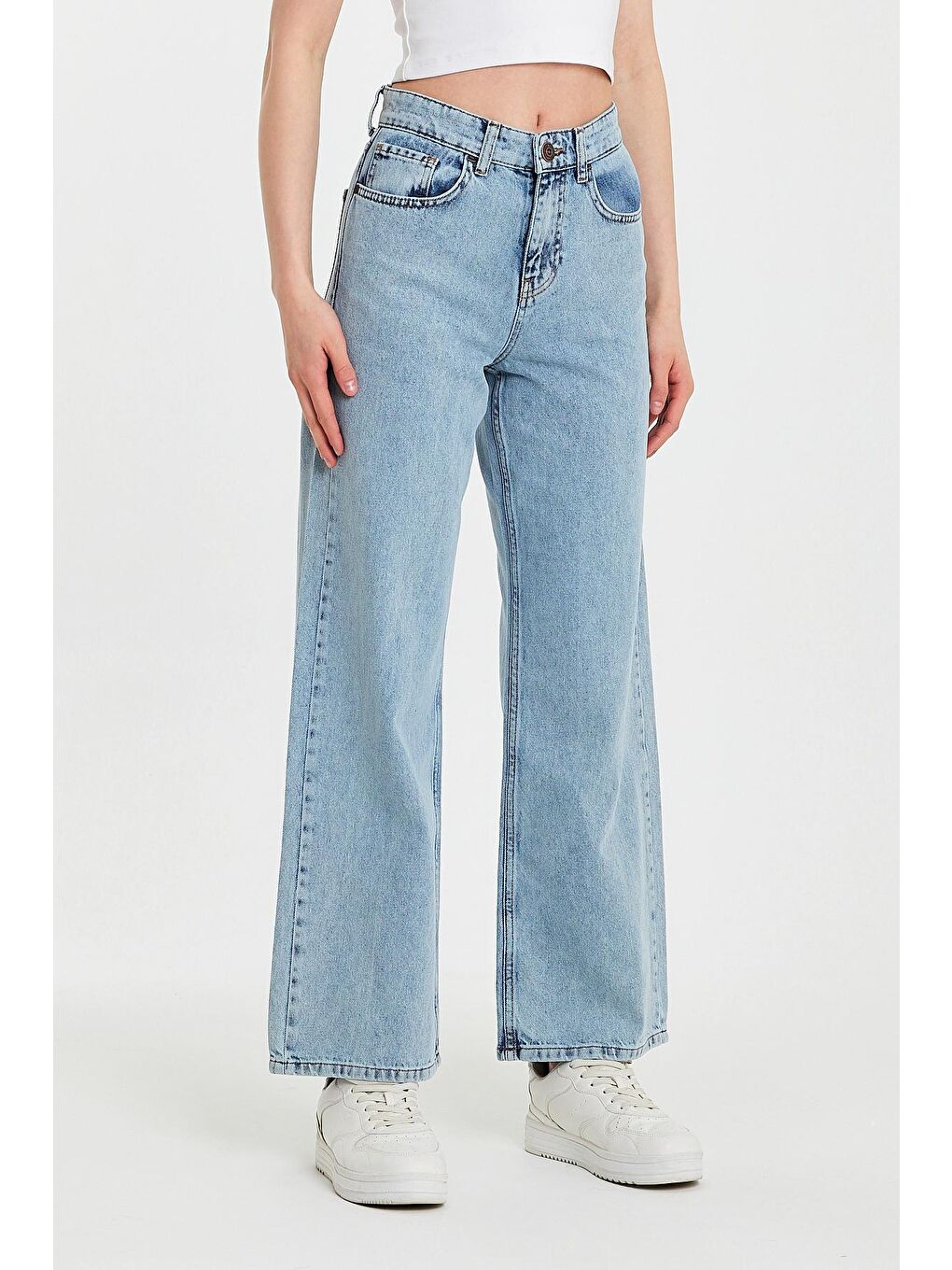 Rodi Mavi Calıfornia 010 Baggy Fıt Kadın Jeans - 2