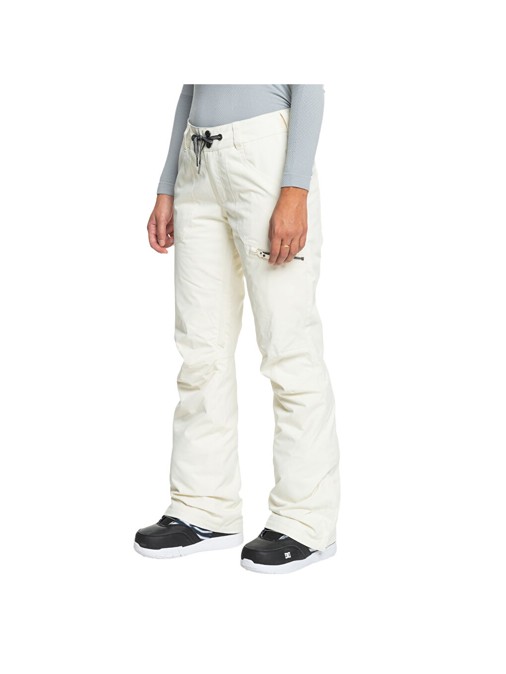 Nadia Pt Kadın Beyaz Snowboard Pantolonu-1