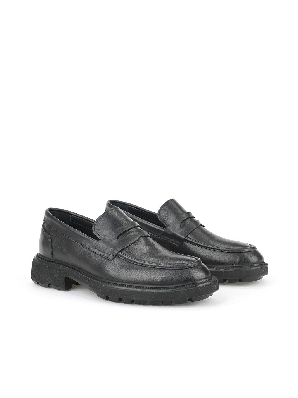 Erkek Hakiki Deri Ayakkabı 1531007Z4206 Siyah-1