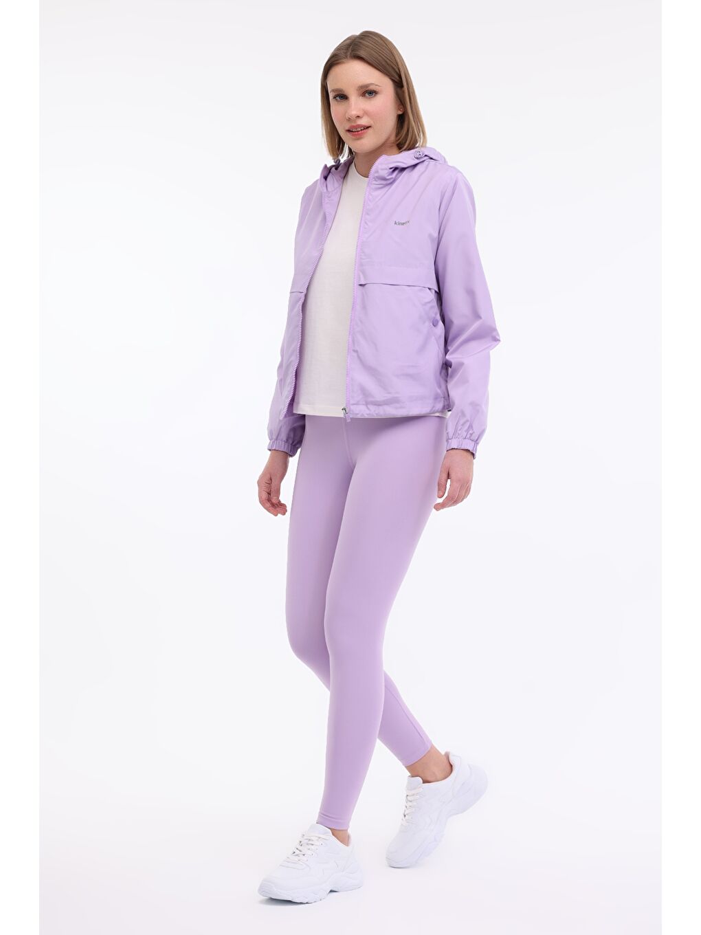 WL GABY 8P100 5FX Mor Kadın Yağmurluk-2