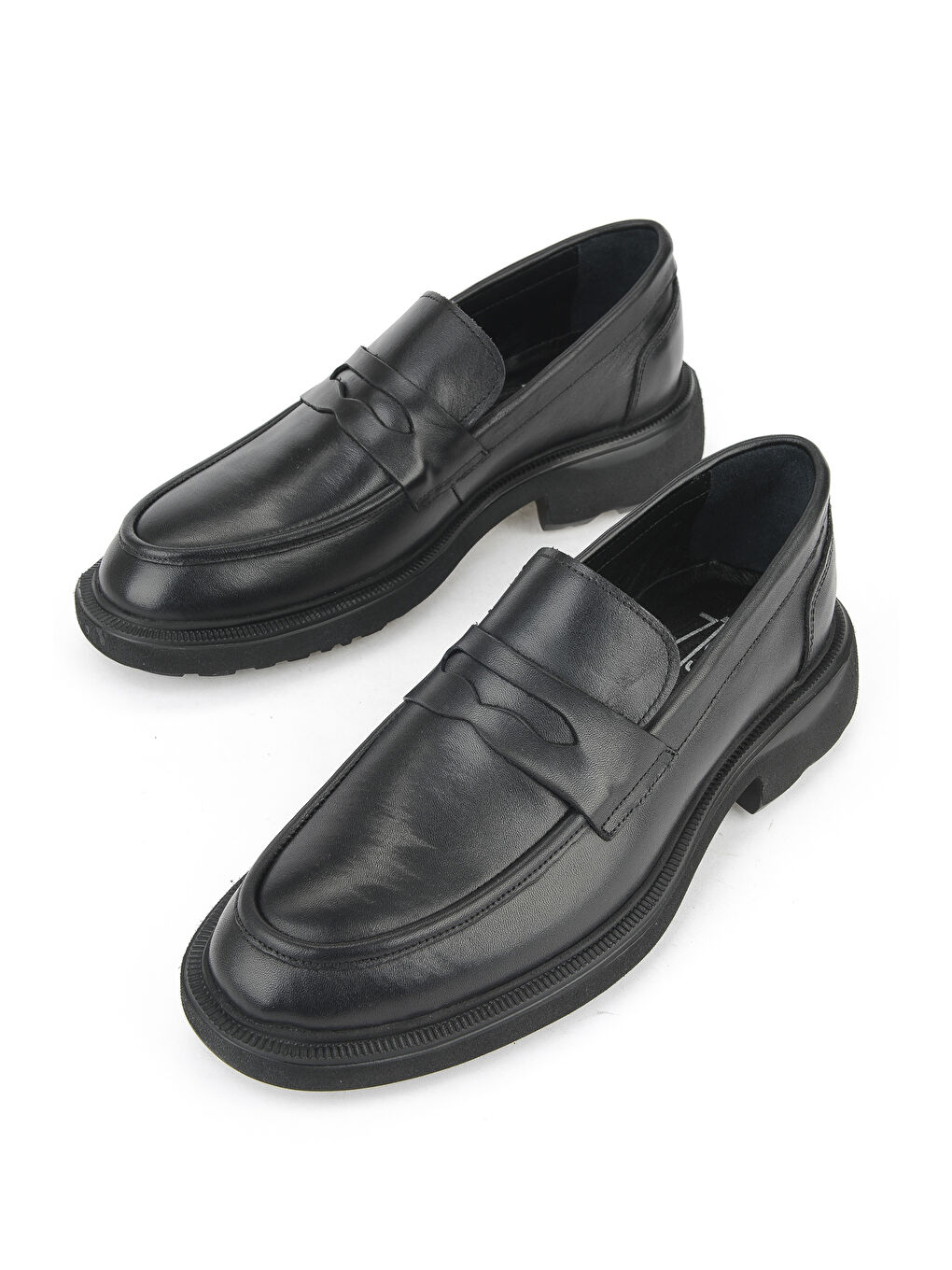 Erkek Hakiki Deri Ayakkabı 1531007Z4206 Siyah-4