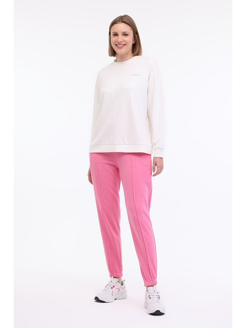 Bej WL GAIL 16BT230 5FX Ekru Kadın Sweatshirt-2