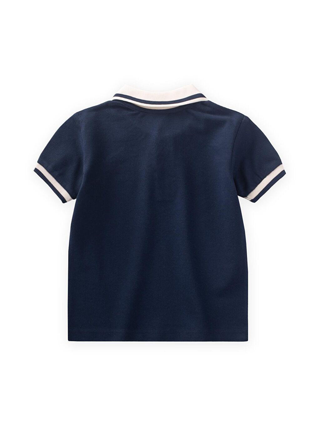 Lacivert Erkek Çocuk Polo Yaka Tişört-1