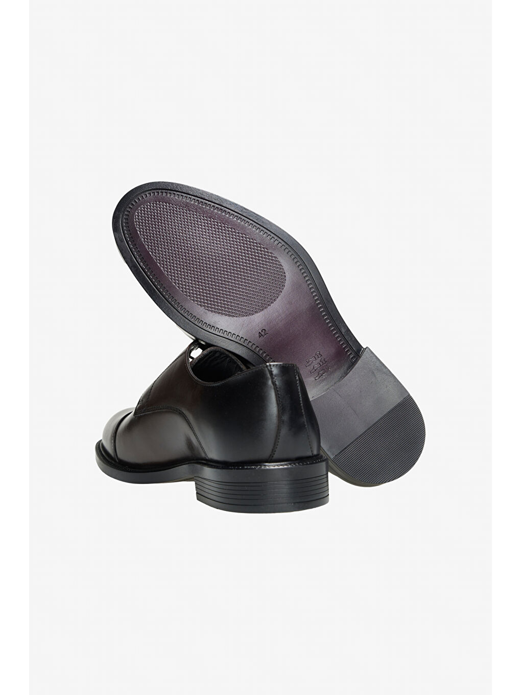 Erkek Kahverengi %100 Deri Klasik Ayakkabı-3