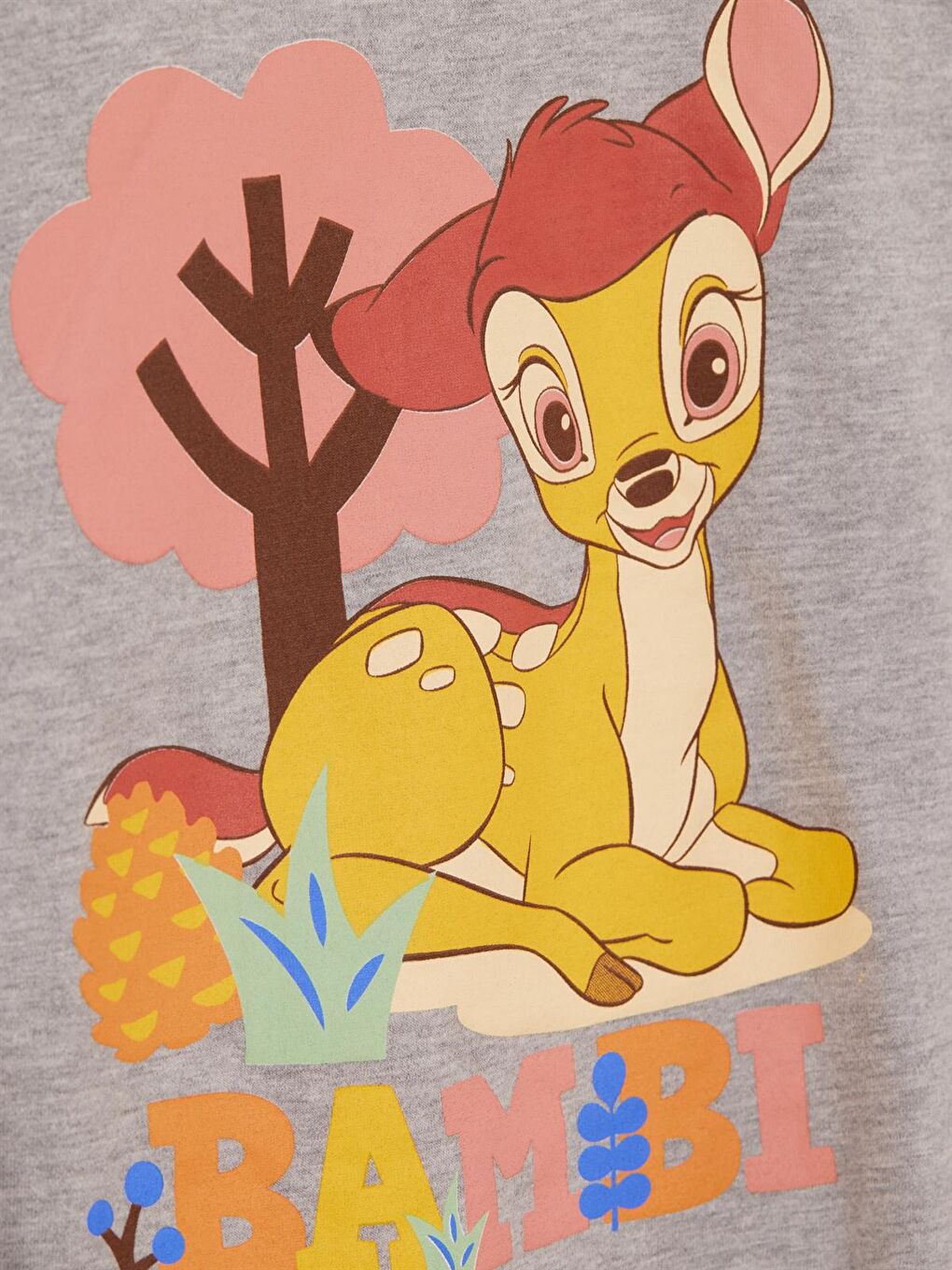 Sarı Bambi Lisanslı Kız Çocuk 2'li Takım 21319-1