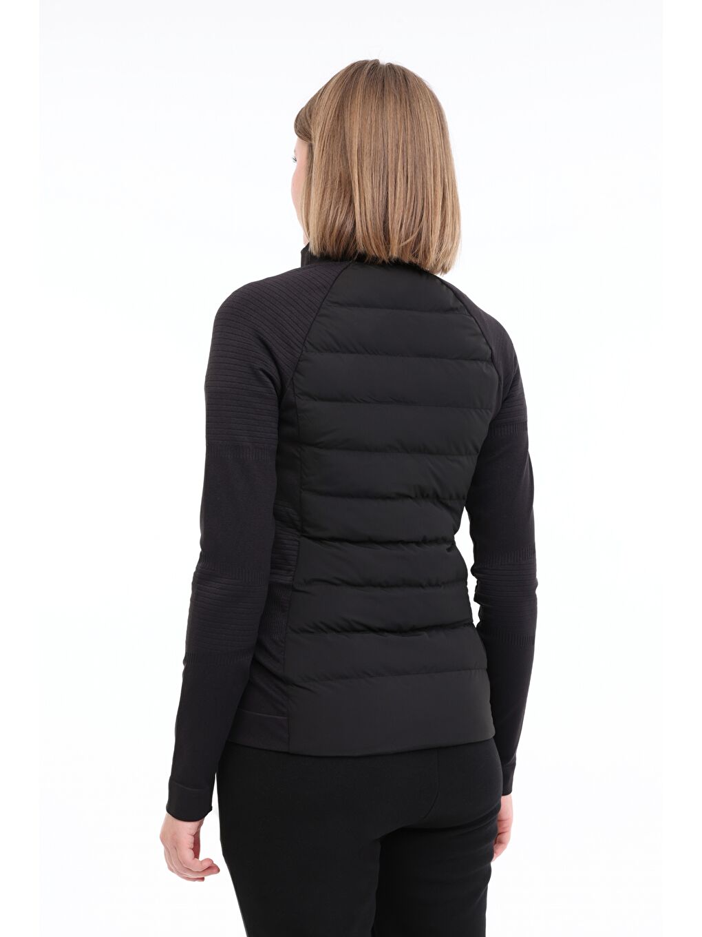 WL BRYN 18BEF019W 4PR Siyah Kadın Eşofman Üstü-1