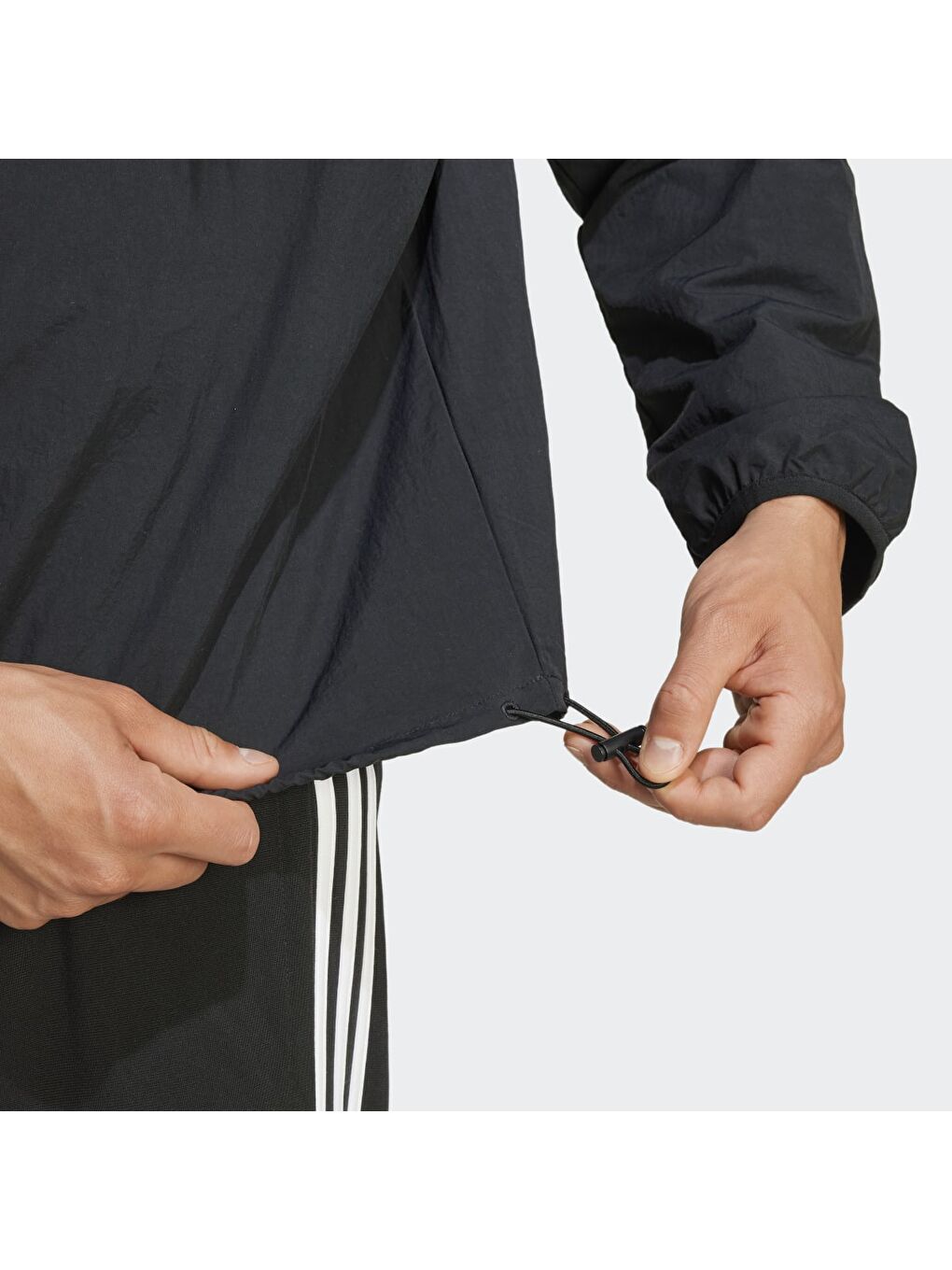 Adidas Siyah Ce Q3 Erkek Siyah Kapüşonlu Hoodie - 3