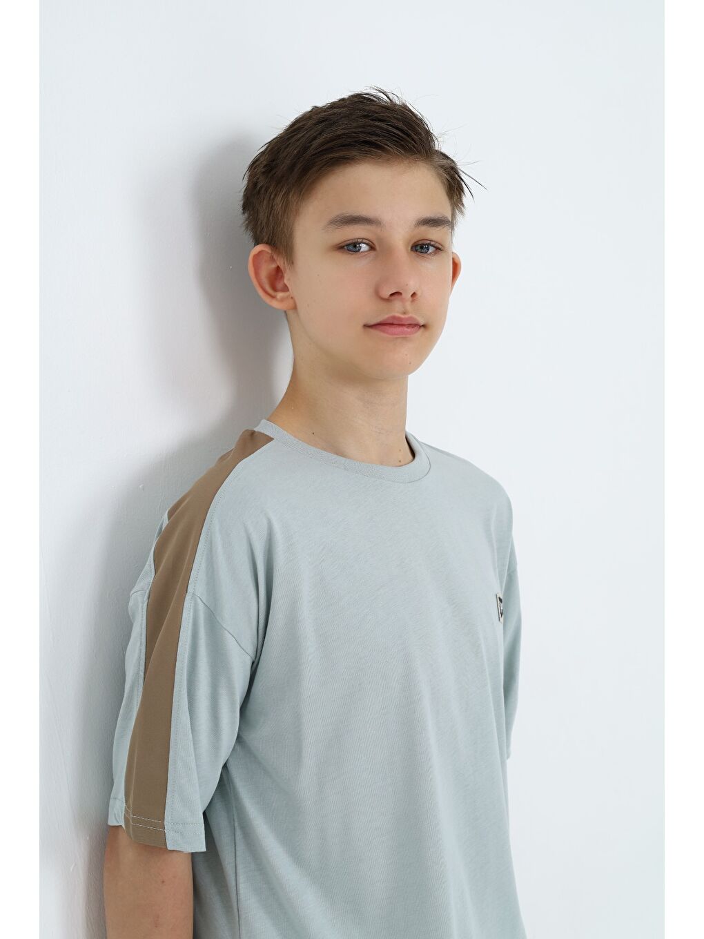 Yeşil Erkek Çocuk Tişört-3