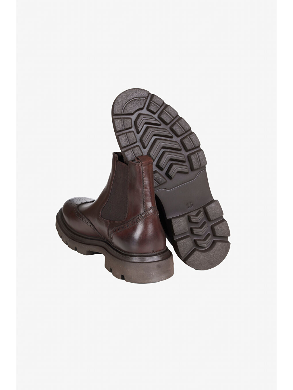 Erkek Kahverengi %100 Deri Bot-3