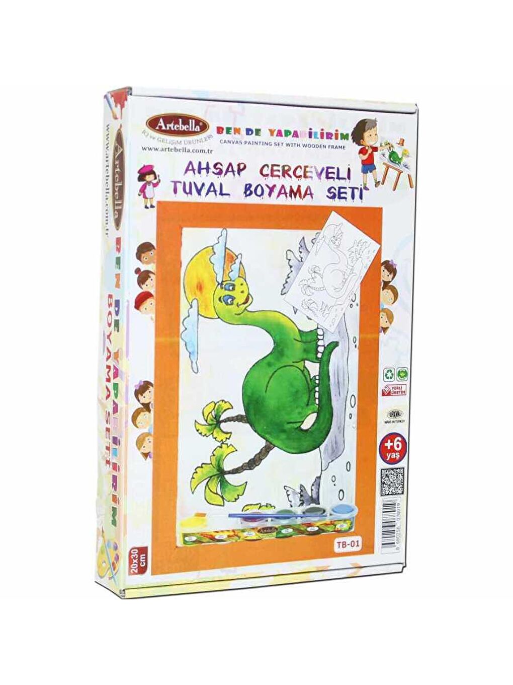 Artebella Karışık Tuval Boyama Seti 20x30cm TB-01 - 2