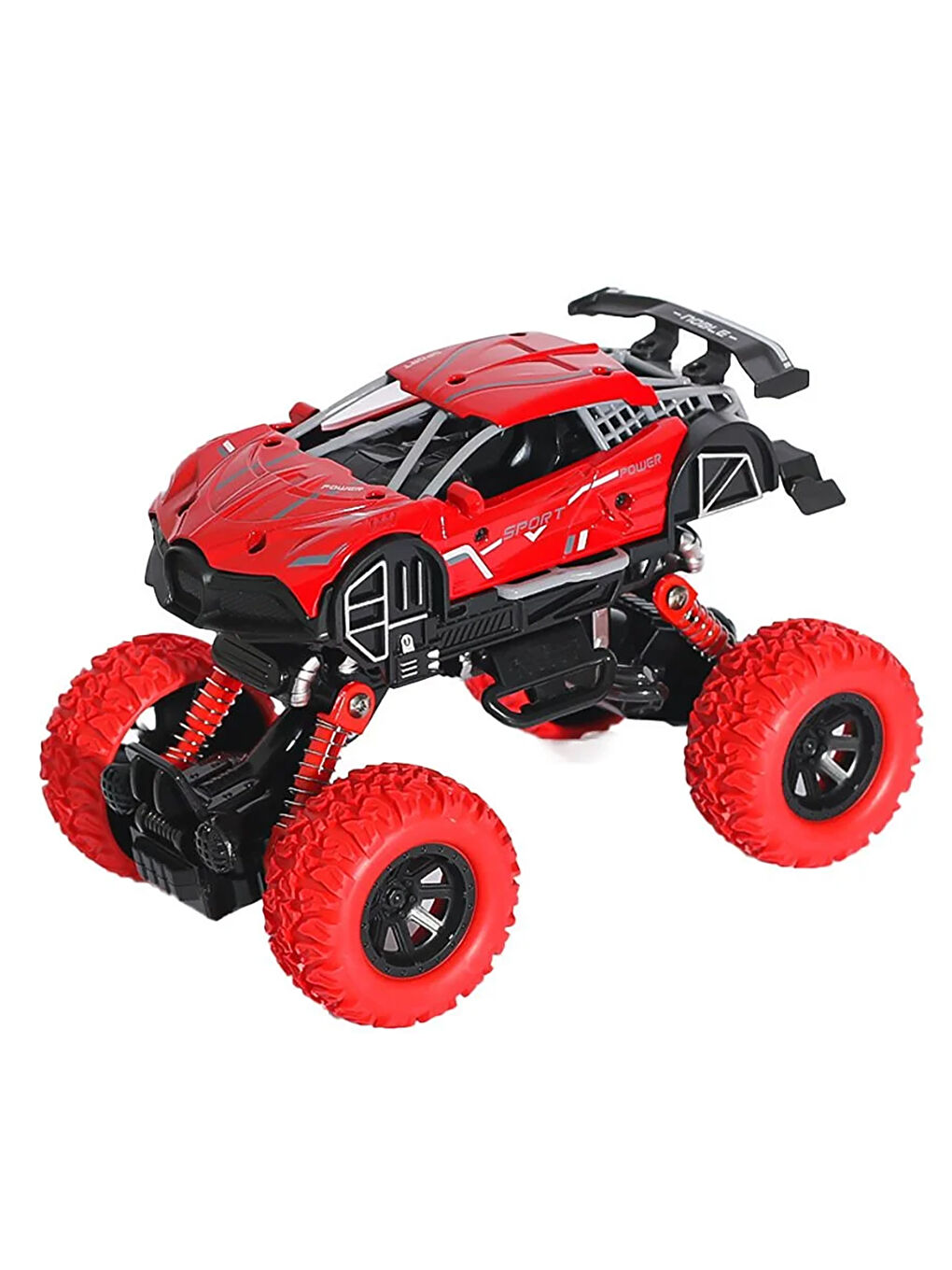 Die-Cast Off Road Arabası Çek Bırak Oyuncak Kırmızı