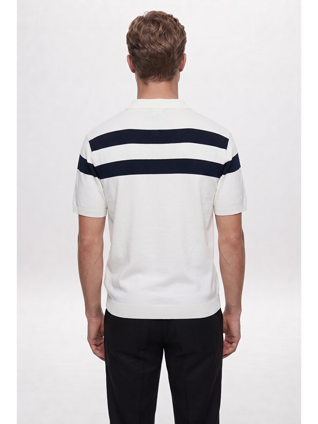 Ds Damat Regular Fit Ekru Yazlık Rayon Triko Tişört-2